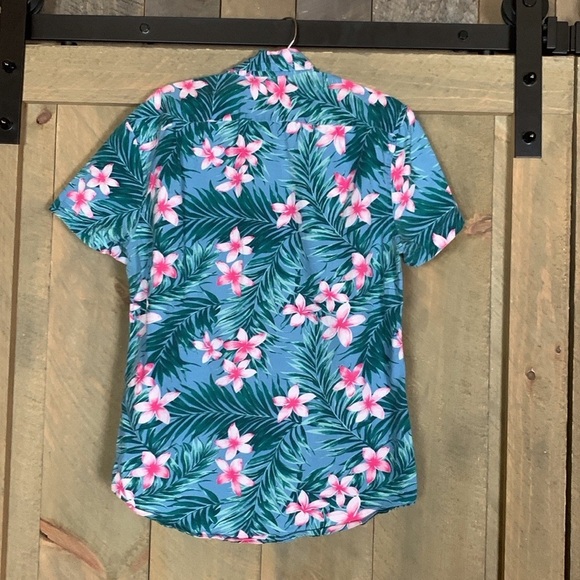 J. Crew floral print Hawaiian shirt size Small - Picture 4 of 10